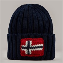 Napapijri Mens Semiury Beanie Hat Blue Marine