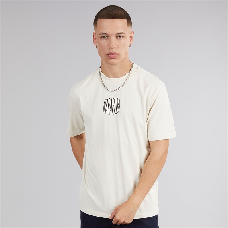 Napapijri Mens Yukis T-Shirt Beige Dimity