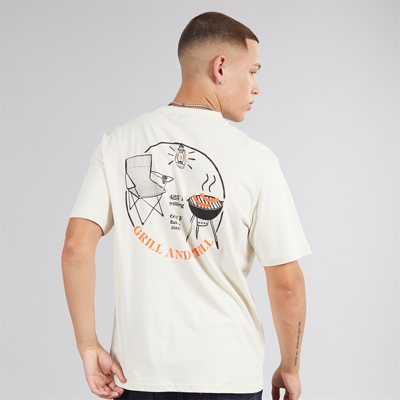 Napapijri Mens Yukis T-Shirt Beige Dimity