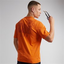 Napapijri Mens Turrach T-Shirt Orange Pumpkin