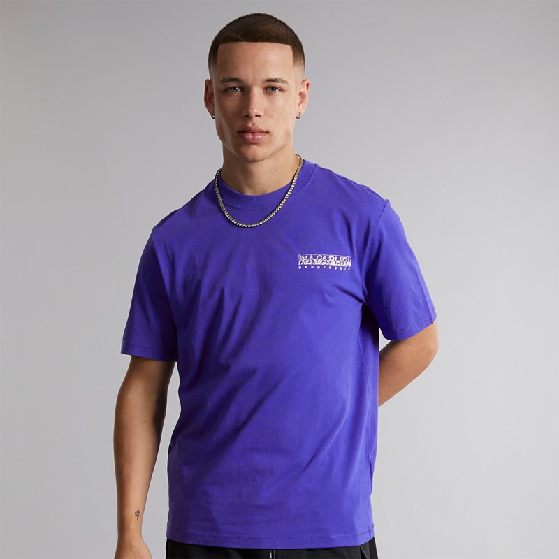 Napapijri Mens Turrach T-Shirt Royal Blue