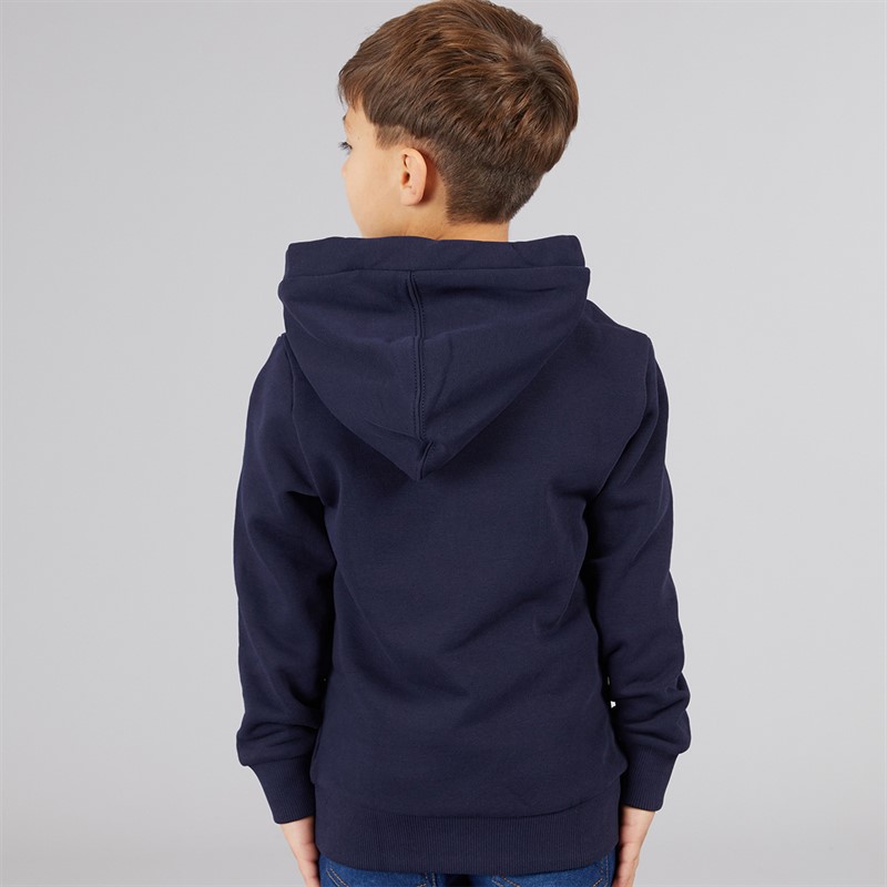 Napapijri Boys Burgee Winter 3 Hoodie Blue Marine