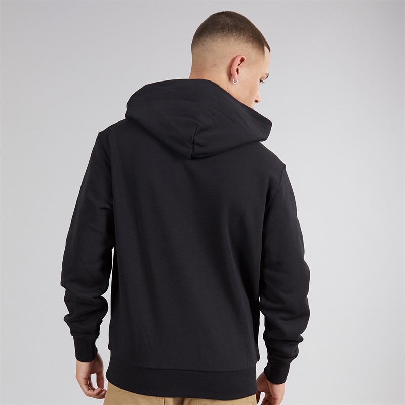 Napapijri Mens Funes Graphic Hoodie Black Beauty