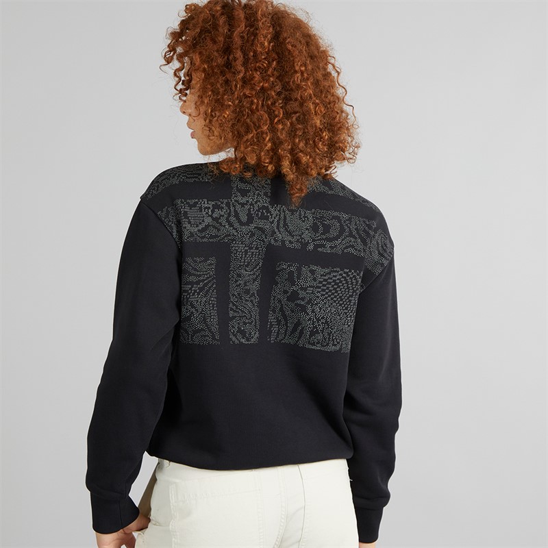 Napapijri Womens Campido Crew Neck Sweatshirt Black Beauty