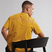 Napapijri Mens Fanes Pocket T-Shirt Gold Flake
