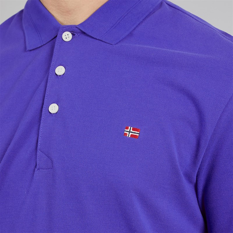 Napapijri Mens Ealis Polo Shirt Royal Blue