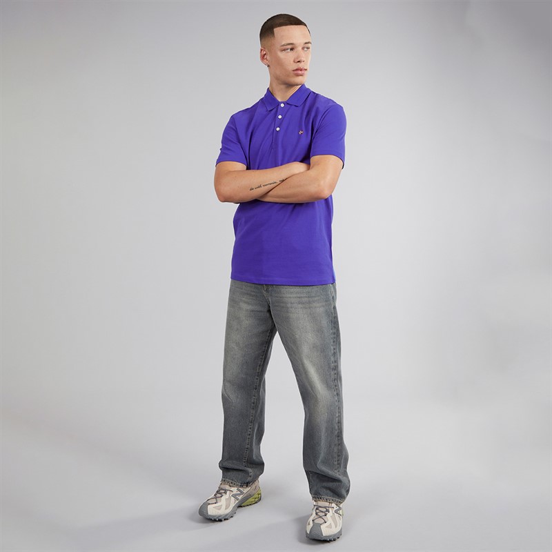 Napapijri Mens Ealis Polo Shirt Royal Blue