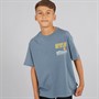 Napapijri Junior Boys Sella Graphic T-Shirt Stormy Weat