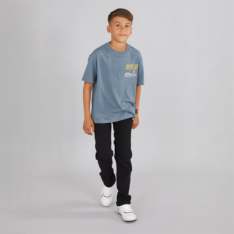 Napapijri Junior Boys Sella Graphic T-Shirt Stormy Weat
