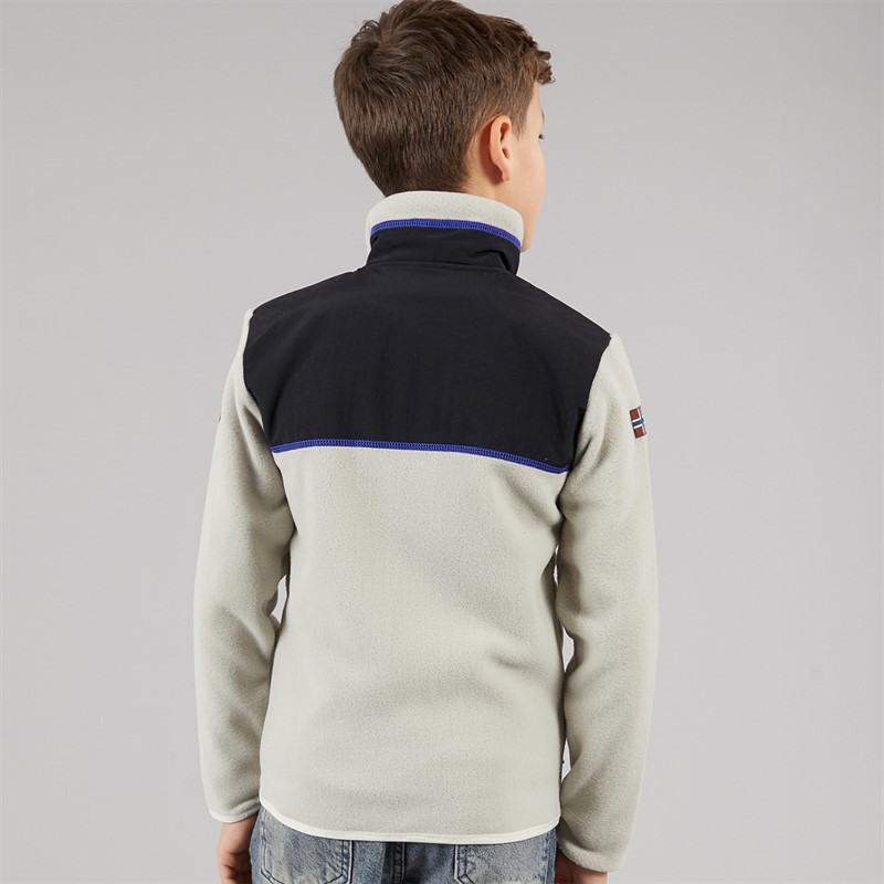 Napapijri Junior Boys Arbari Full Zip Fleece Grey