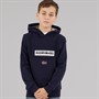 Napapijri Junior Boys Burgee Winter 3 Hoodie Blue Marine