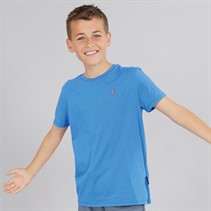 Napapijri Junior Boys Salis Small Logo T-Shirt French Blue