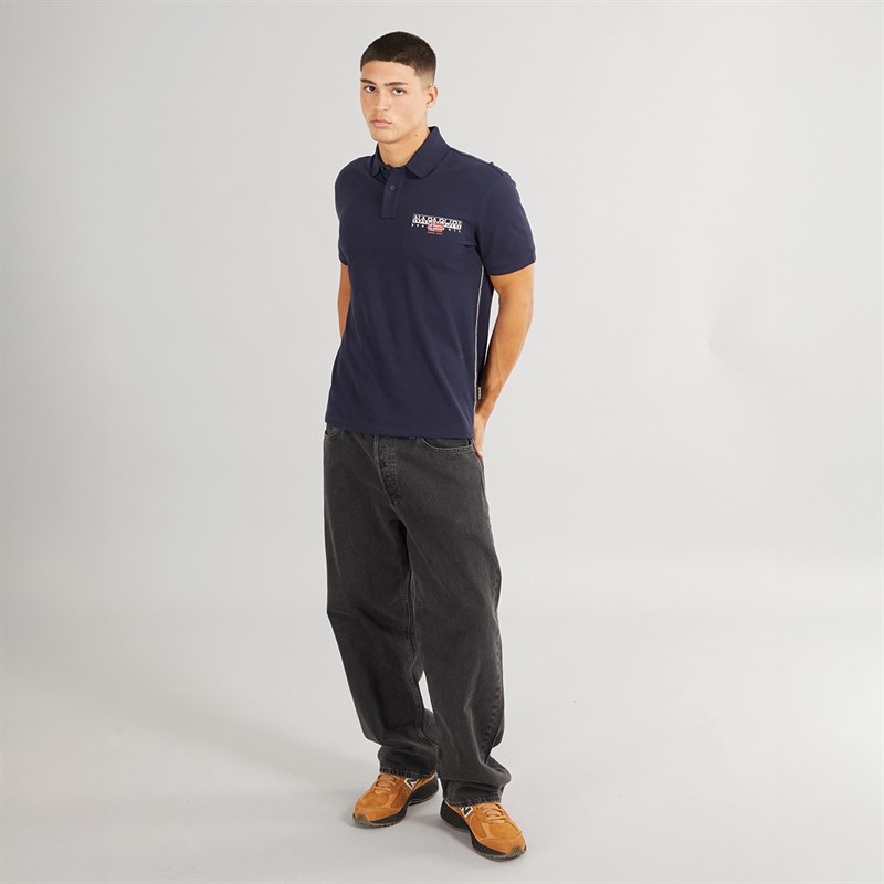 Napapijri Mens Aylmer Polo Blue Marine