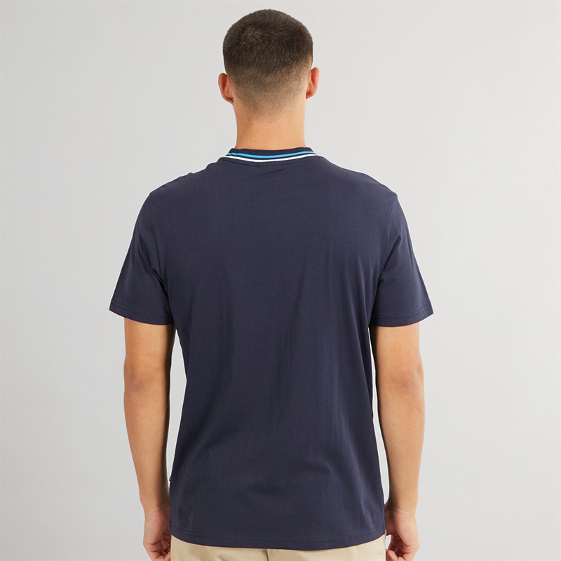 Napapijri Mens Murlo Logo T-Shirt Blue Marine