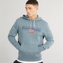 Napapijri Mens Aylmer Hoodie Stormy Wheat Grey