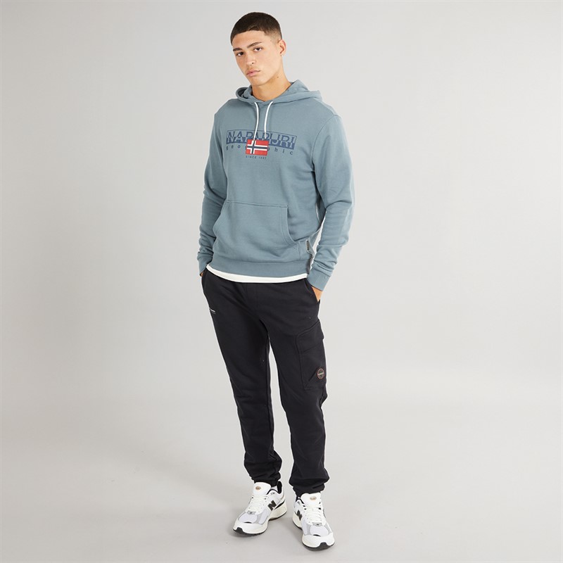 Napapijri Mens Aylmer Hoodie Stormy Wheat Grey