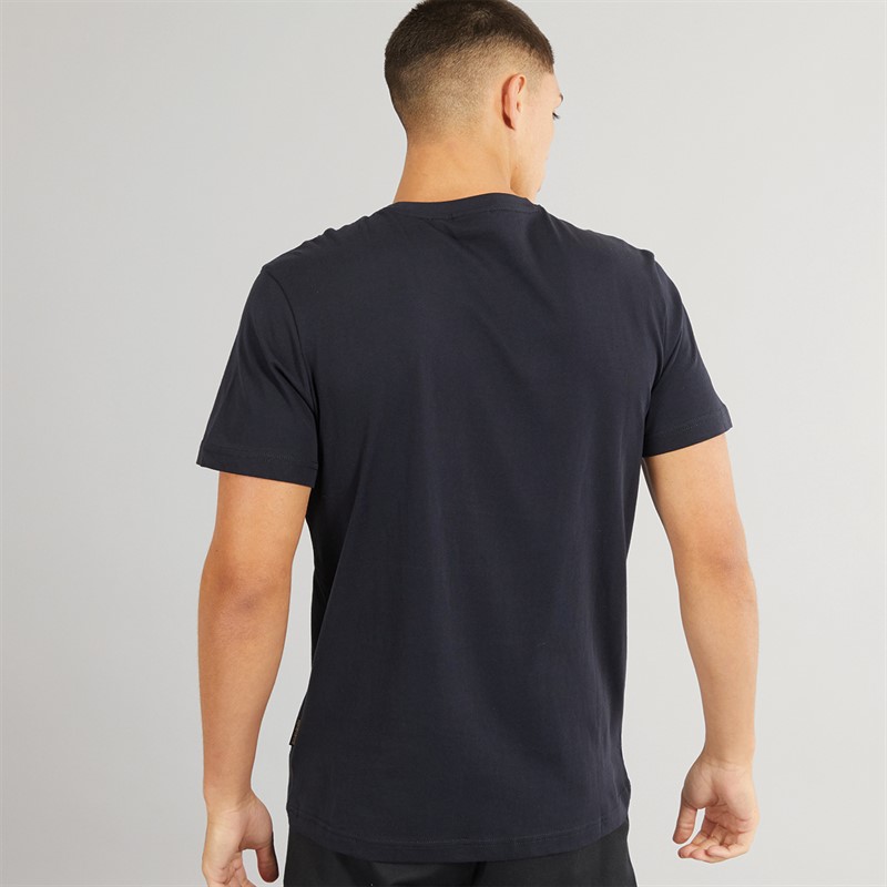 Napapijri Mens Kasba Left Chest Logo T-Shirt Black