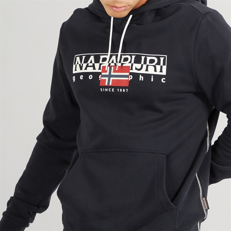 Napapijri Mens Aylmer Hoodie Black