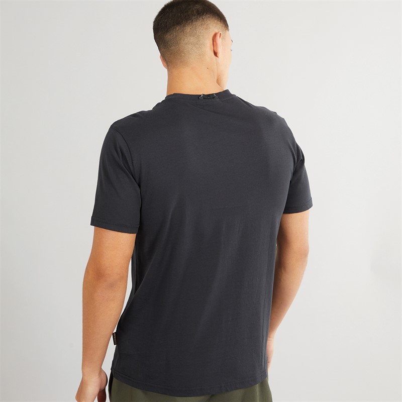 Napapijri Mens Bollo Nautical Logo T-Shirt Black