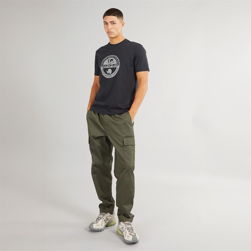 Napapijri Mens Bollo Nautical Logo T-Shirt Black