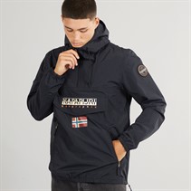 Napapijri Mens Shade Pocket Summer Water Resistant Anorak Jacket Black