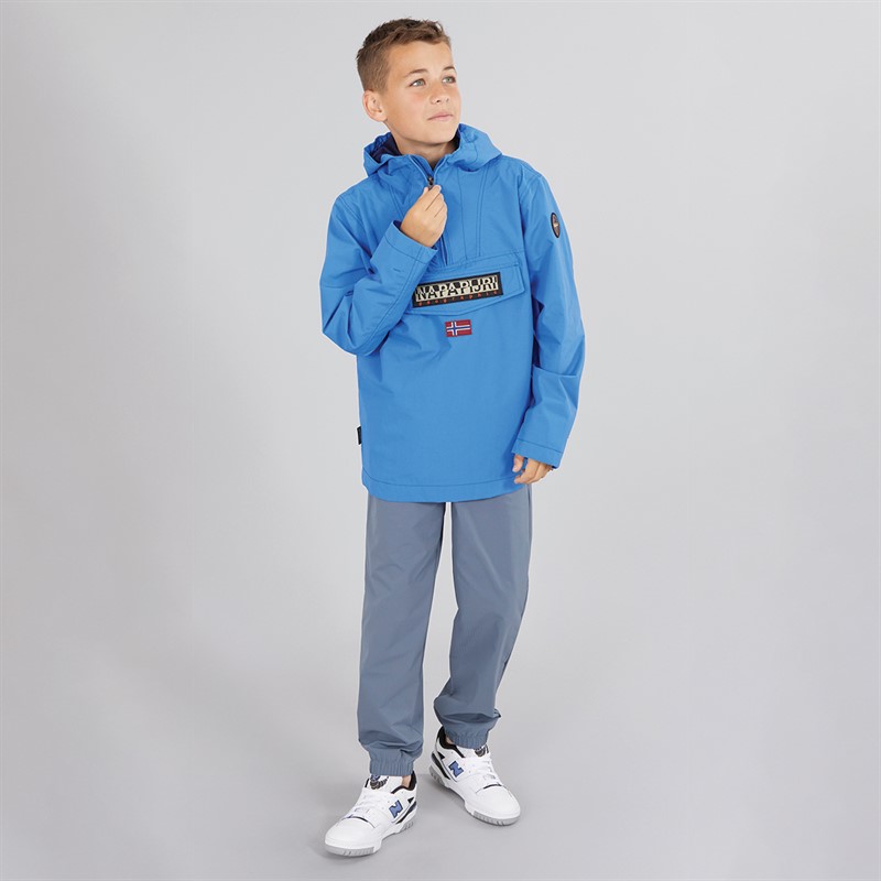 Napapijri Junior Boys Rainforest Summer Anorak Jacket French Blue