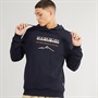 Napapijri Mens Banem Hoodie Blue Marine