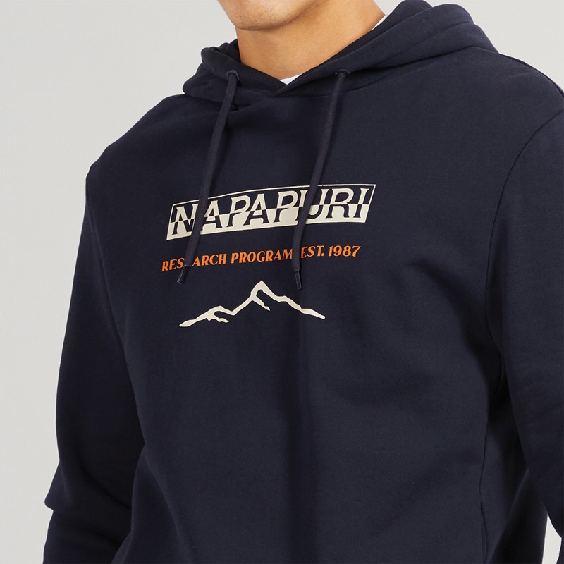 Napapijri Mens Banem Hoodie Blue Marine