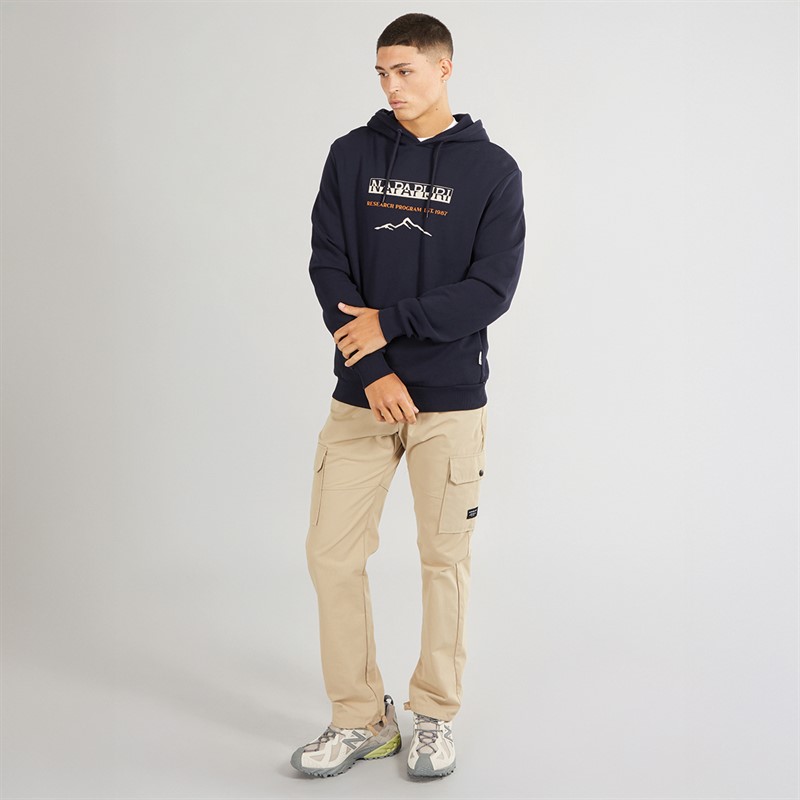 Napapijri Mens Banem Hoodie Blue Marine