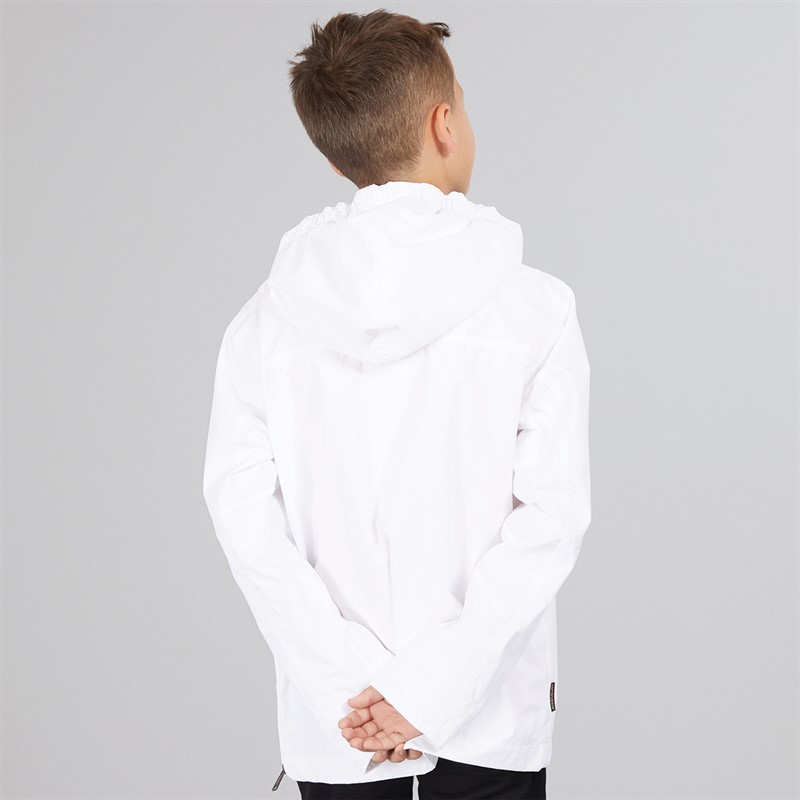 Napapijri Junior Boys Rainforest Anorak Jacket Bright White