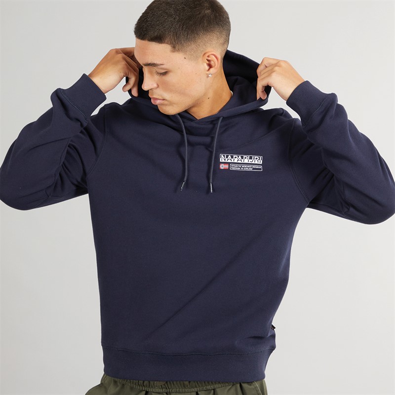 Napapijri Mens Kasba Hoodie Blue Marine