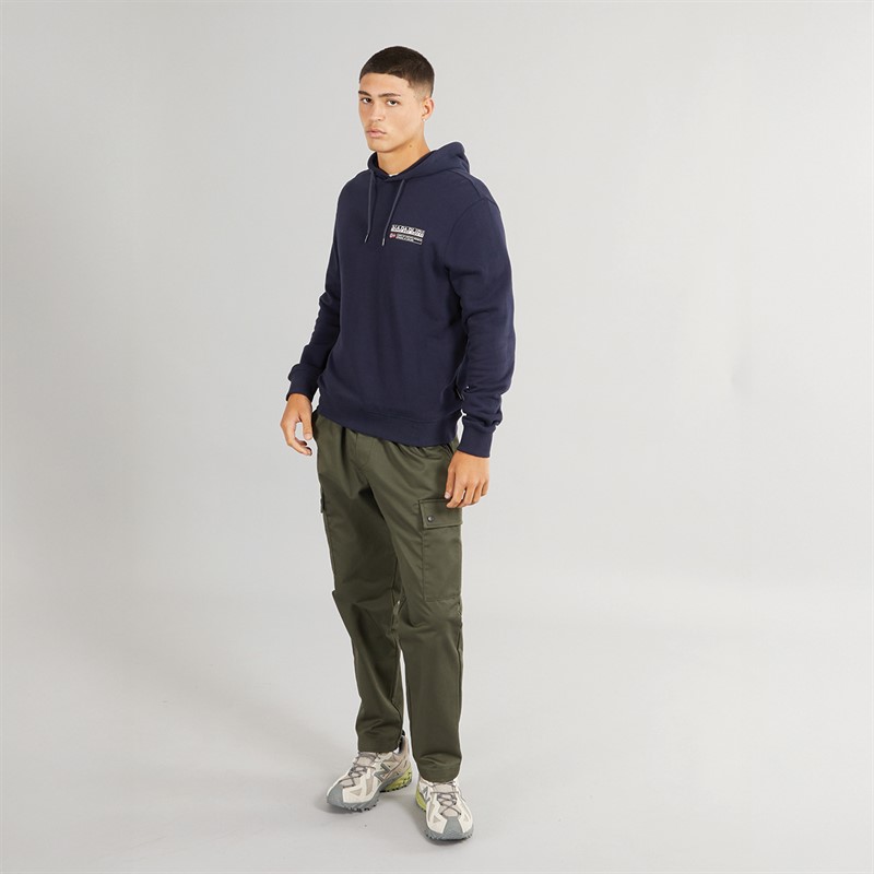 Napapijri Mens Kasba Hoodie Blue Marine