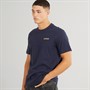 Napapijri Mens Iaato Left Chest Logo T-Shirt Blue Marine