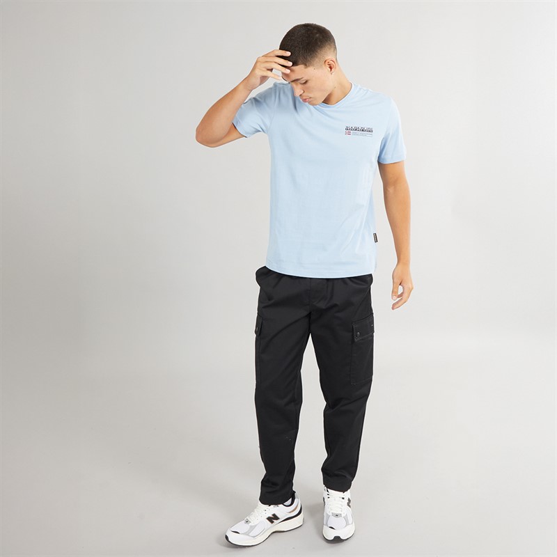 Napapijri Mens Kasba Left Chest Logo T-Shirt Soft Chamber