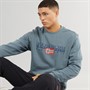 Napapijri Mens Aylmer Crew Neck Sweat Stormy Wheat Grey