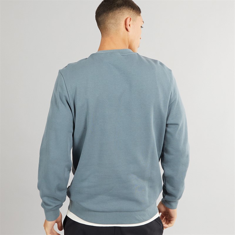 Napapijri Mens Aylmer Crew Neck Sweat Stormy Wheat Grey