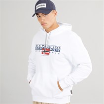 Napapijri Mens Aylmer Hoodie Bright White
