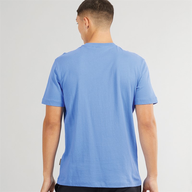 Napapijri Mens Box Logo T-Shirt Ultramarine