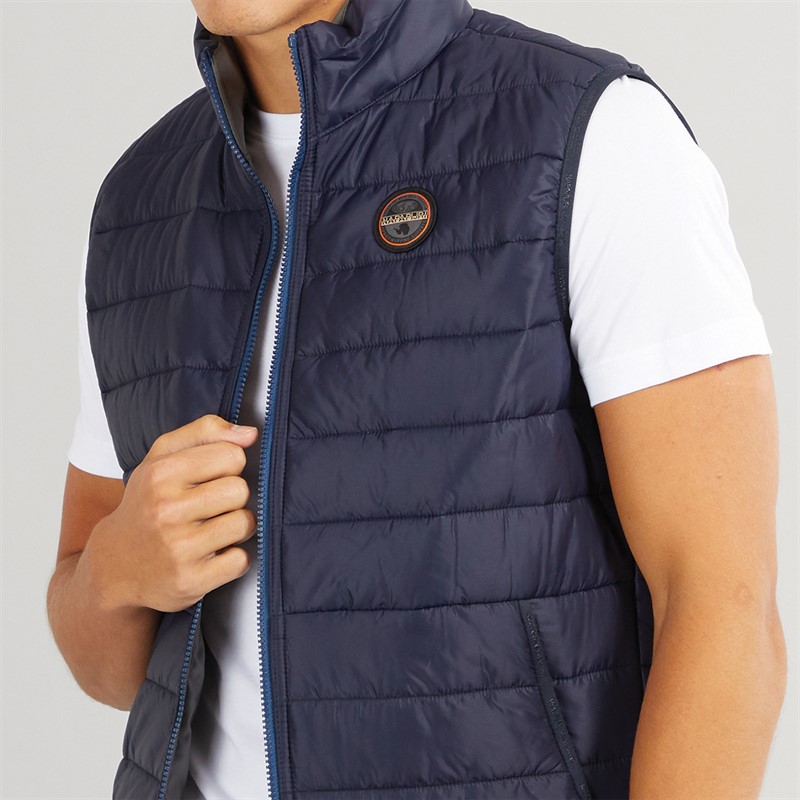 Napapijri Mens Acalmar Vest Blue Marine