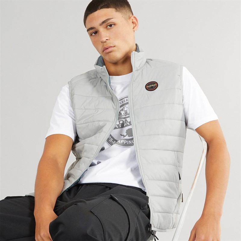 Napapijri Mens Acalmar Vest Ultimate Grey Heather