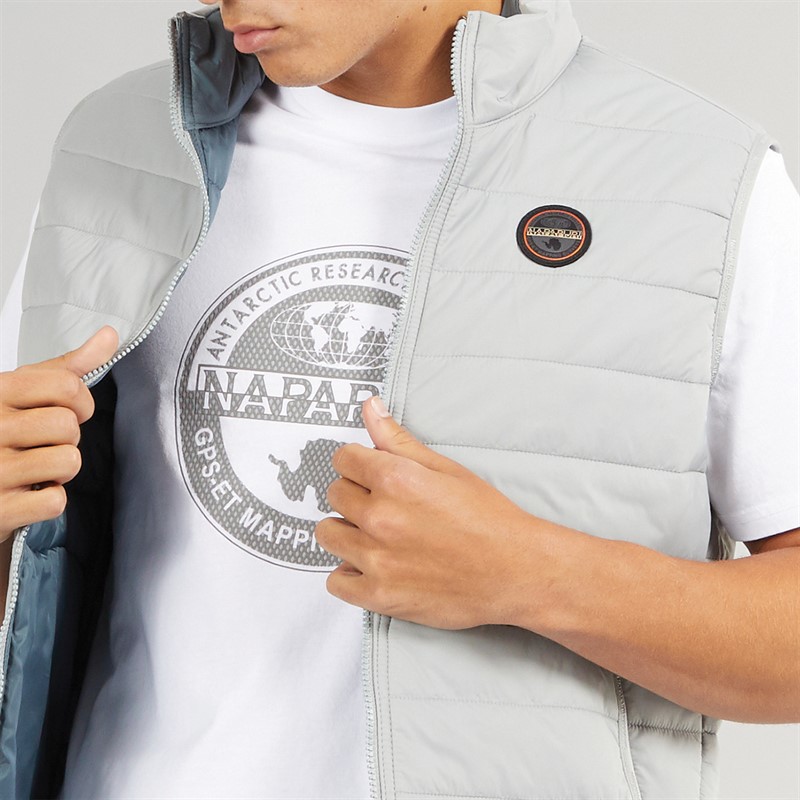 Napapijri Mens Acalmar Vest Ultimate Grey Heather