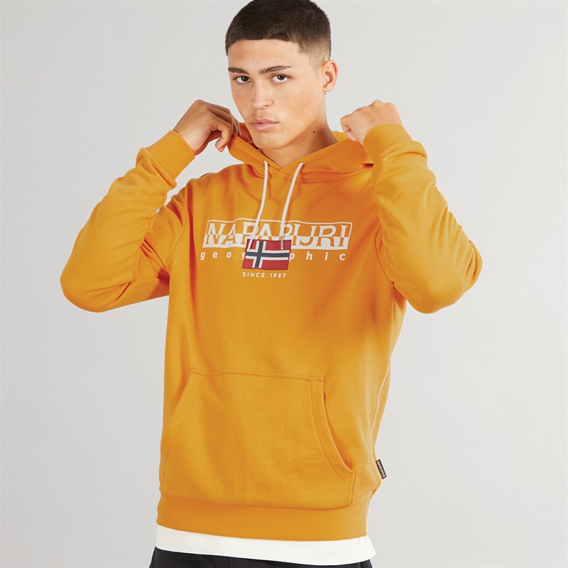 Napapijri Mens Aylmer Hoodie Apricot - Size M