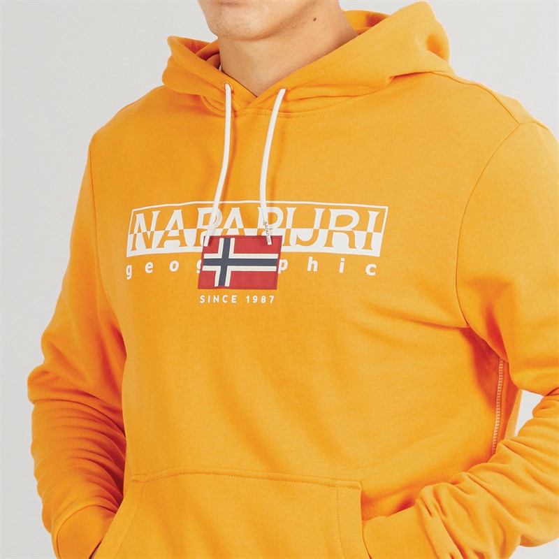 Napapijri Mens Aylmer Hoodie Apricot