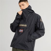 Napapijri Mens Rainforest Next Summer Water Resistant Anorak Jacket Black Beauty