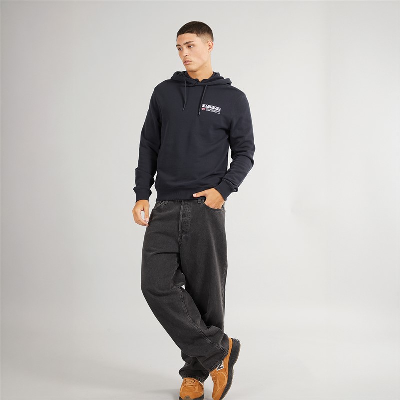 Napapijri Mens Kasba Hoodie Black