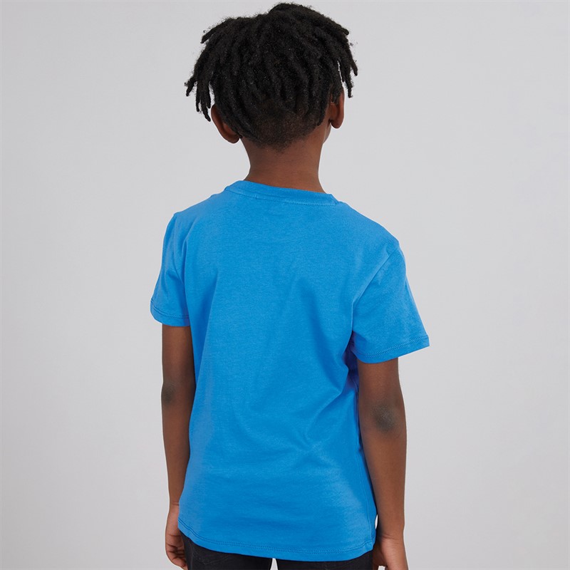 Napapijri Boys Salis Small Logo T-Shirt French Blue