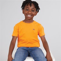 Napapijri Boys Salis Small Logo T-Shirt Apricot