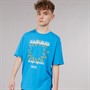 Napapijri Junior Boys Sella Graphic T-Shirt French Blue