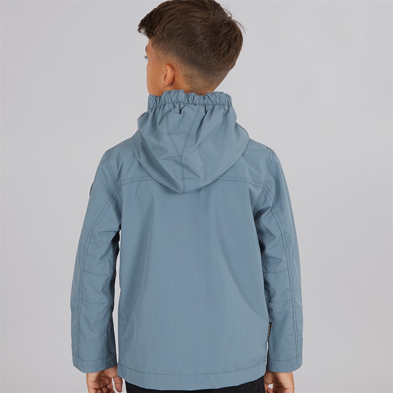 Napapijri Infant Boys Rainforest Summer Anorak Jacket Stormy Wheat Grey