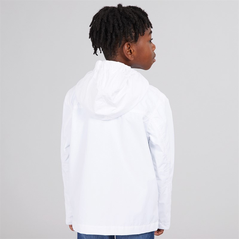 Napapijri Boys Rainforest Anorak Jacket Bright White